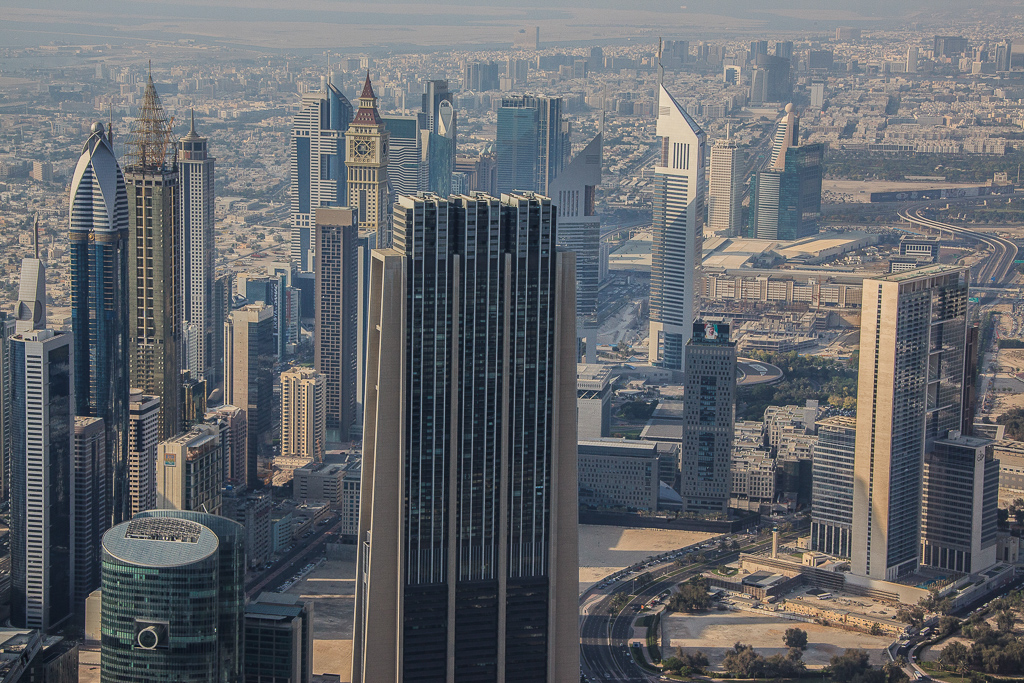 Dubai financial district skyline, used to represent offshore virtual asset infrastructure and cross-border exchange routing