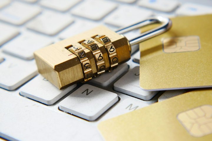 Digital lock / key metaphor for TRON account permission phishing trapping USDT.
